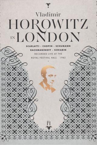 Horowitz in London poster