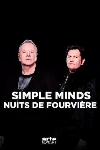 Simple Minds - Nuits de Fourvière 2024 poster