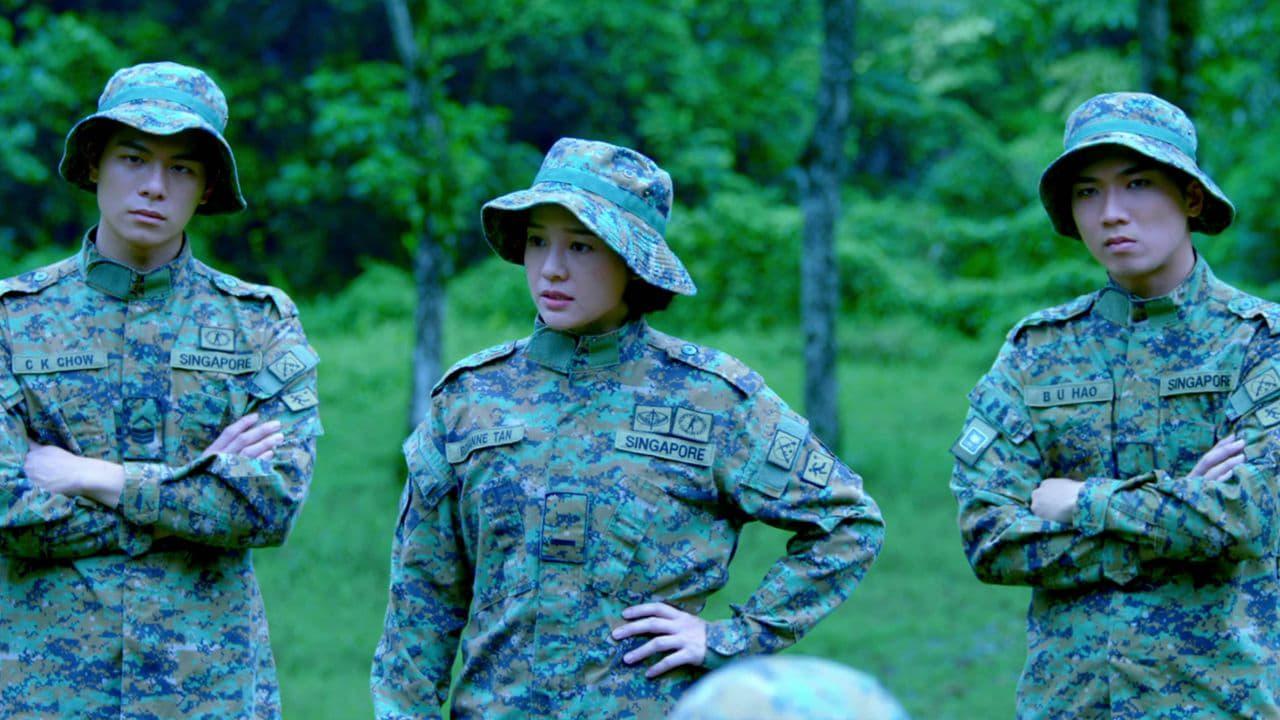 Ah Girls Go Army Again backdrop