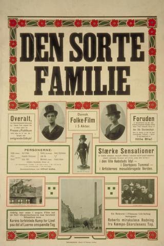 Den sorte Familie poster