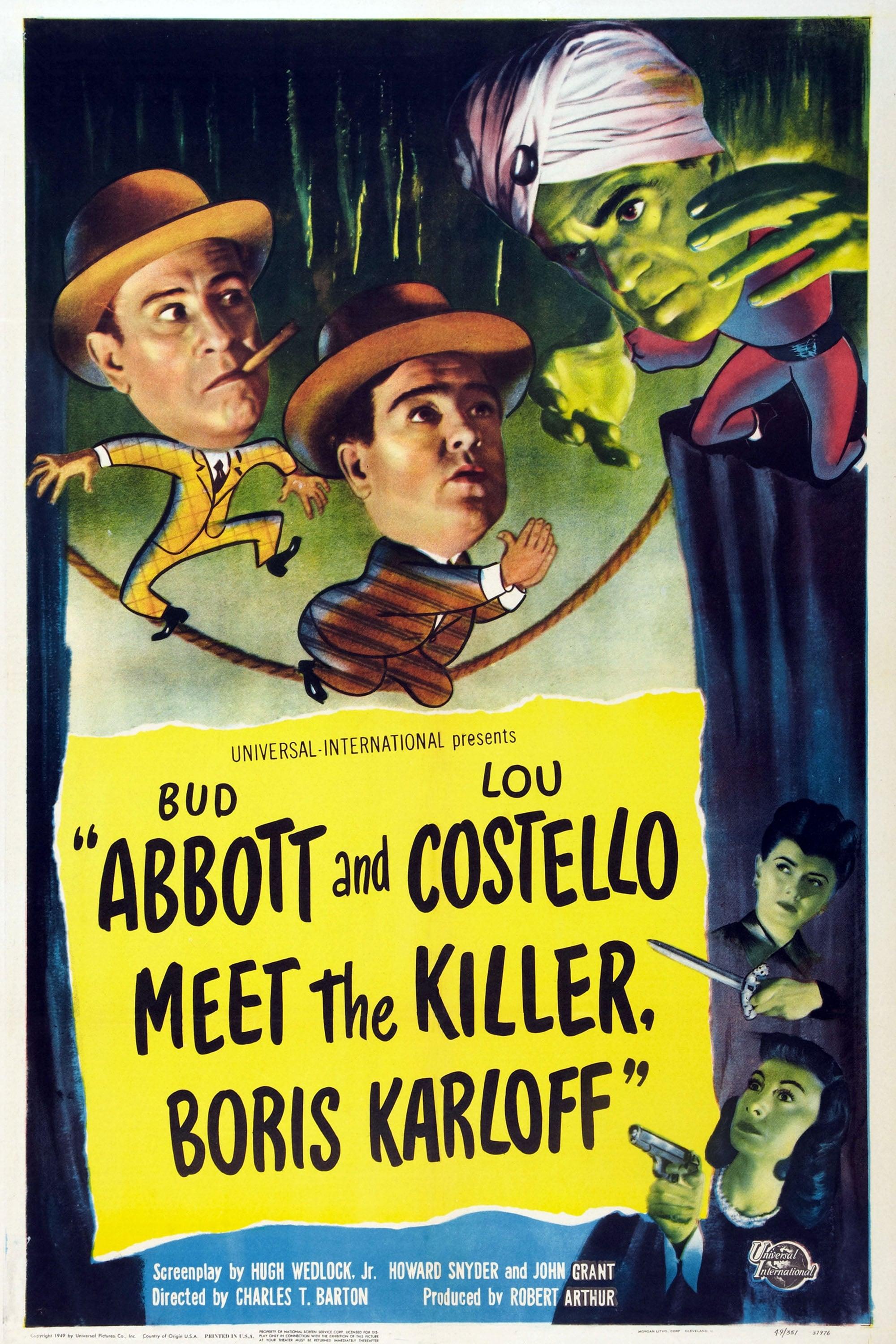 Abbott and Costello Meet the Killer, Boris Karloff poster