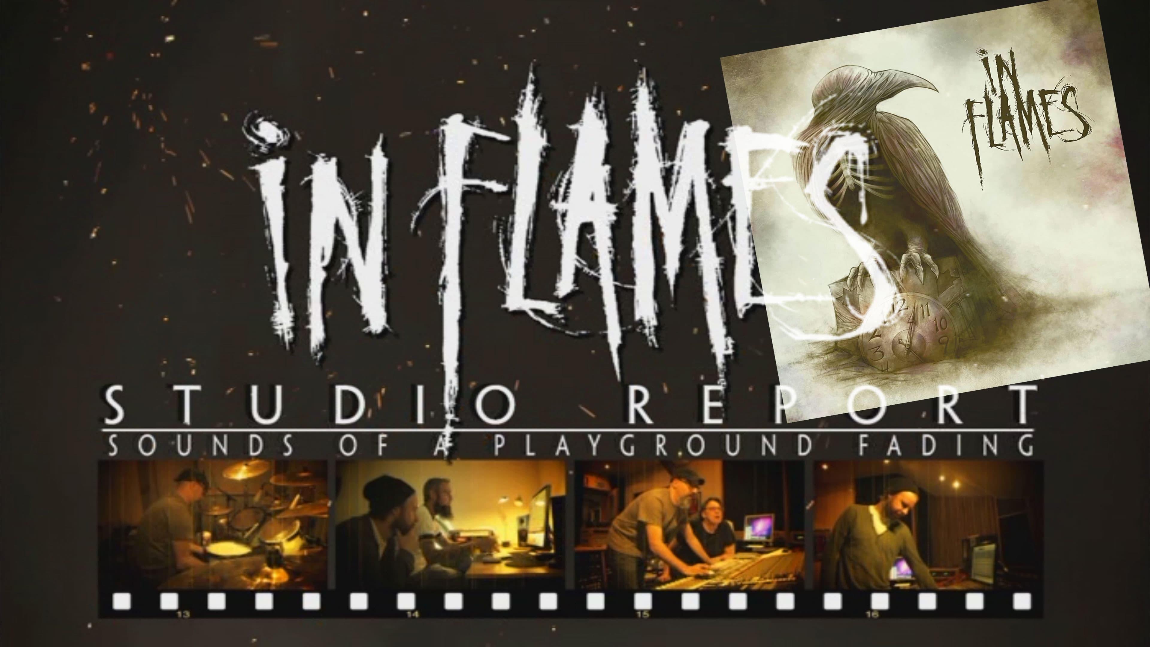 In Flames - Recording "Sounds Of A Playground Fading" backdrop