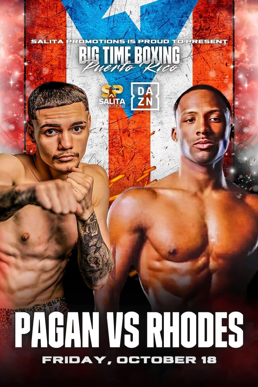 Joshua Pagan vs. Haskell Rhodes poster