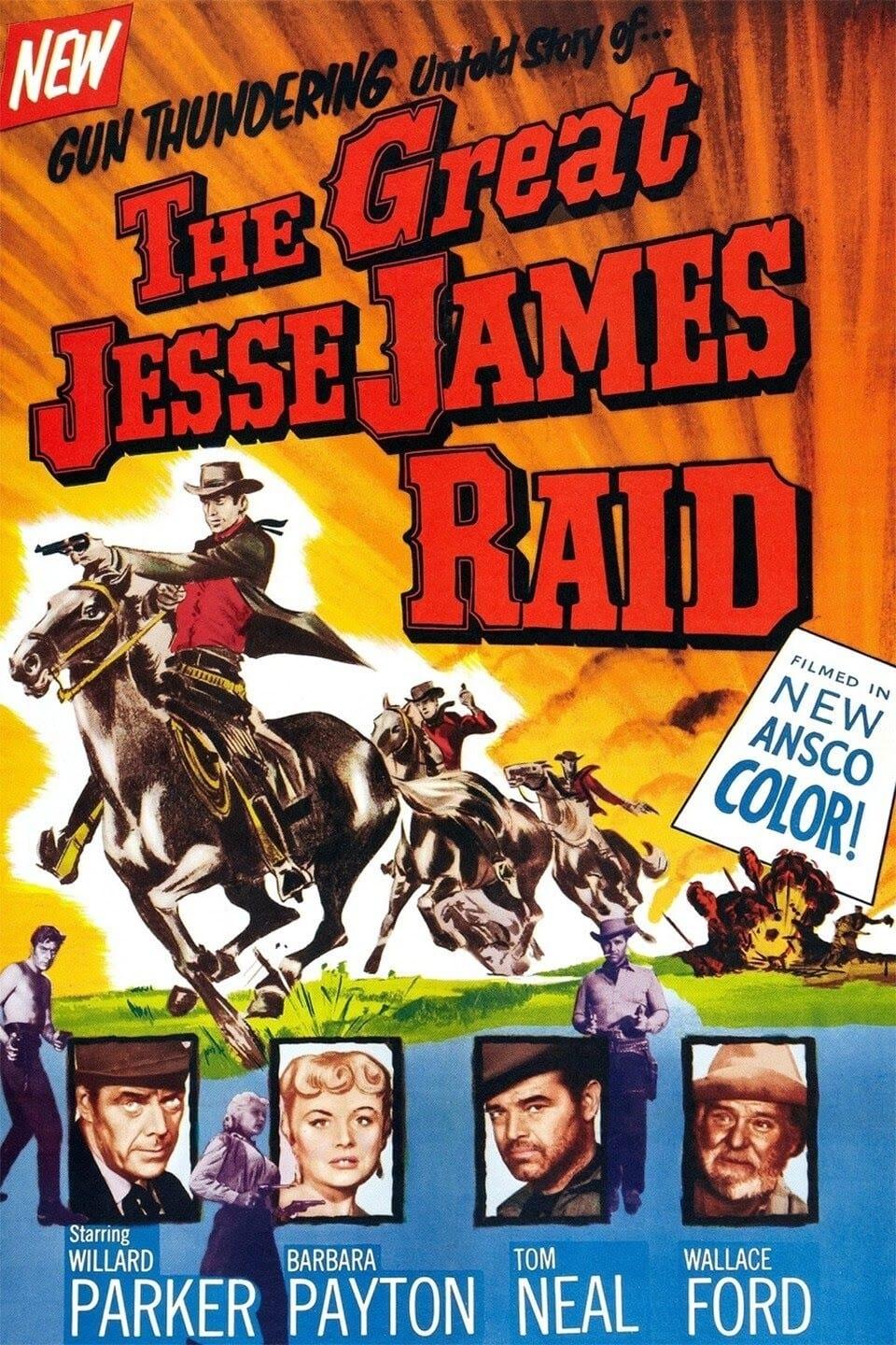 The Great Jesse James Raid poster