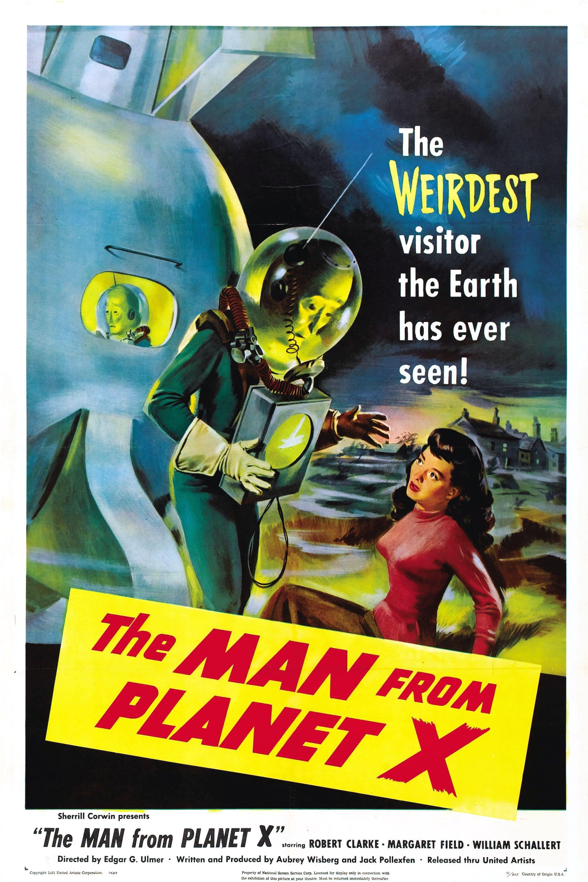 The Man from Planet X poster