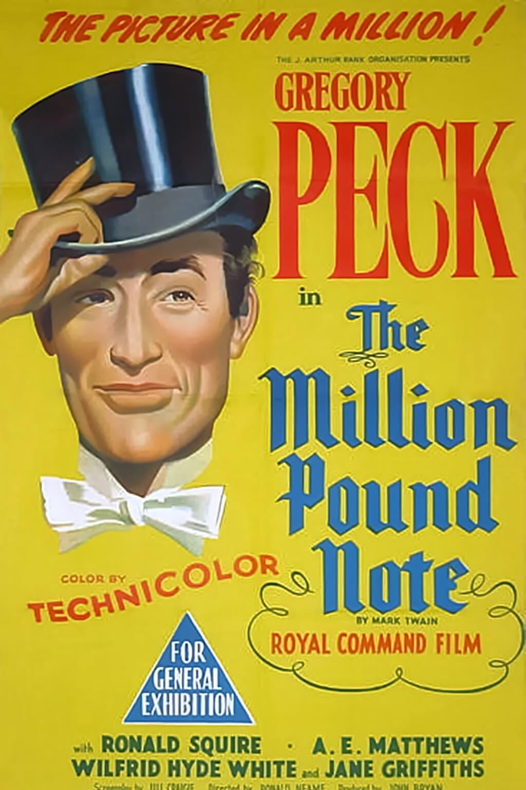 The Million Pound Note poster