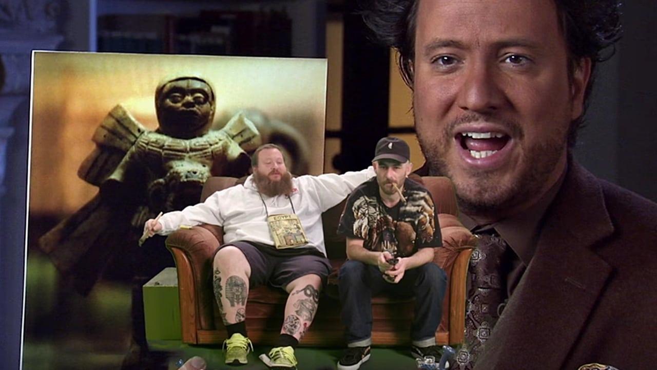 Traveling the Stars: Ancient Aliens with Action Bronson and Friends - 420 Special backdrop
