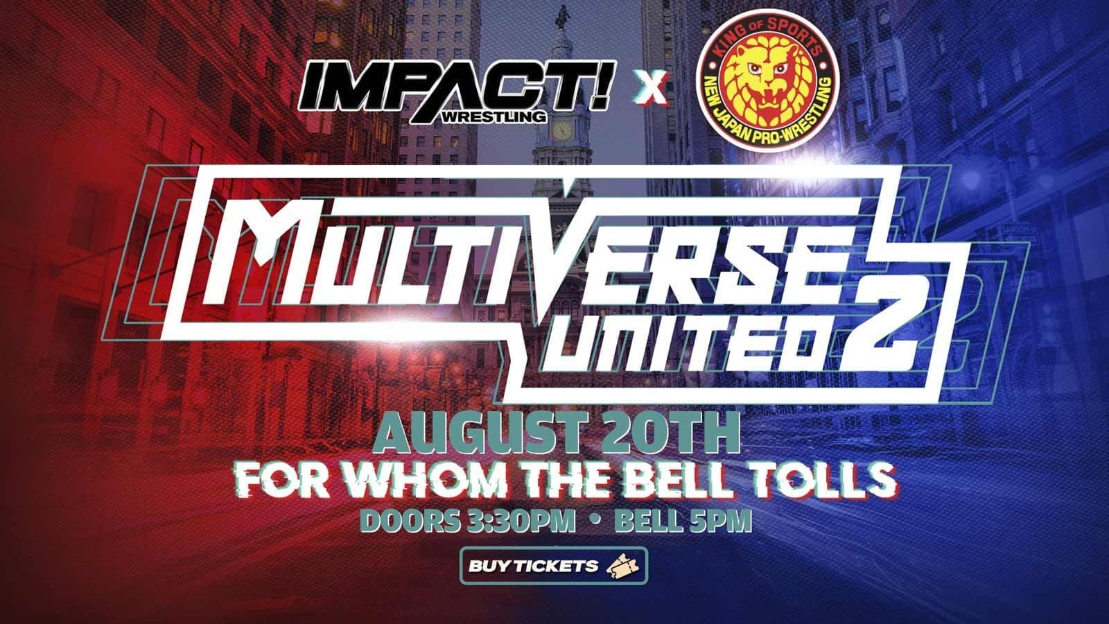 Impact Wrestling x NJPW Multiverse United 2: For Whom The Bell Tolls backdrop