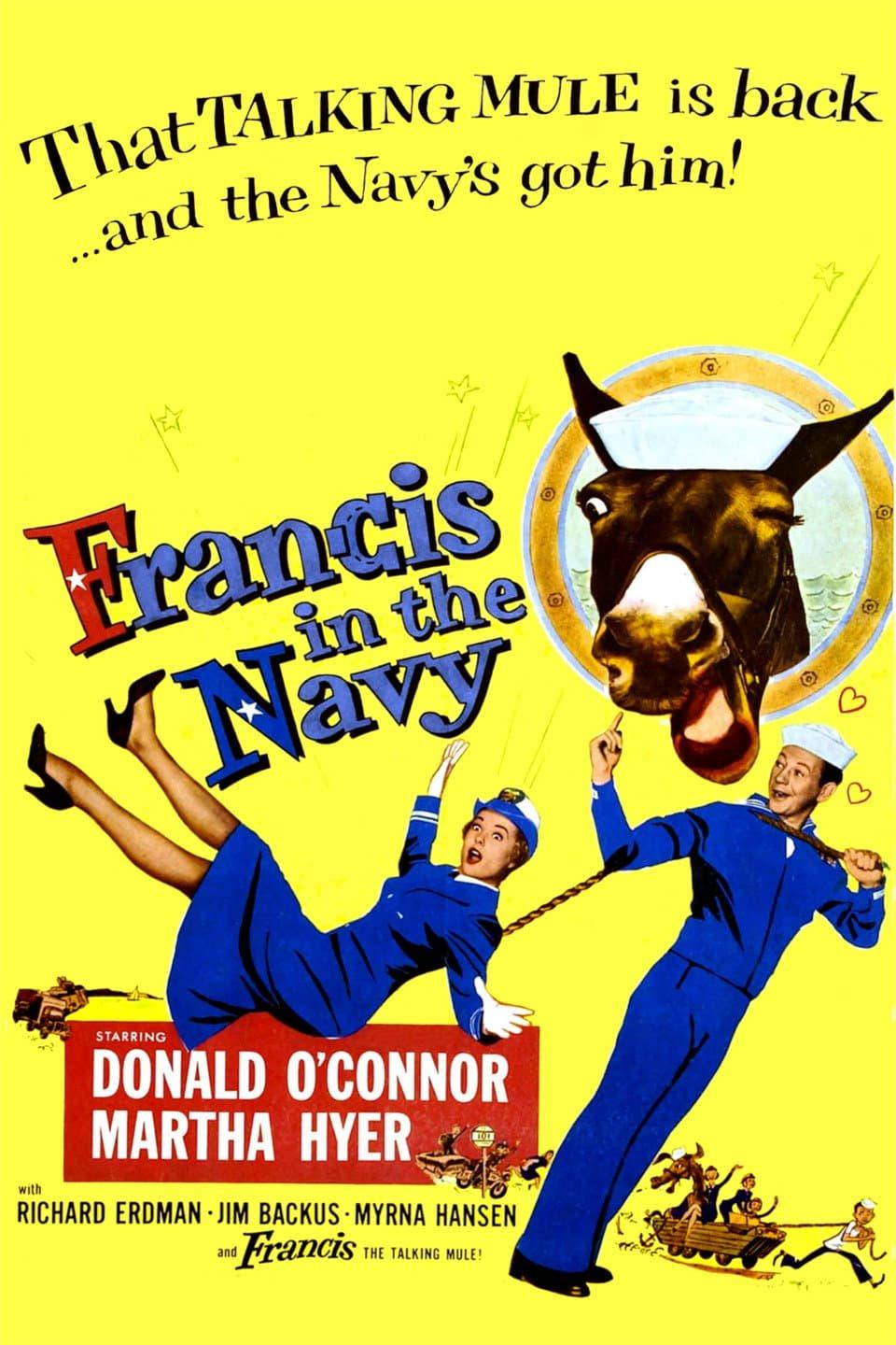 Francis in the Navy poster