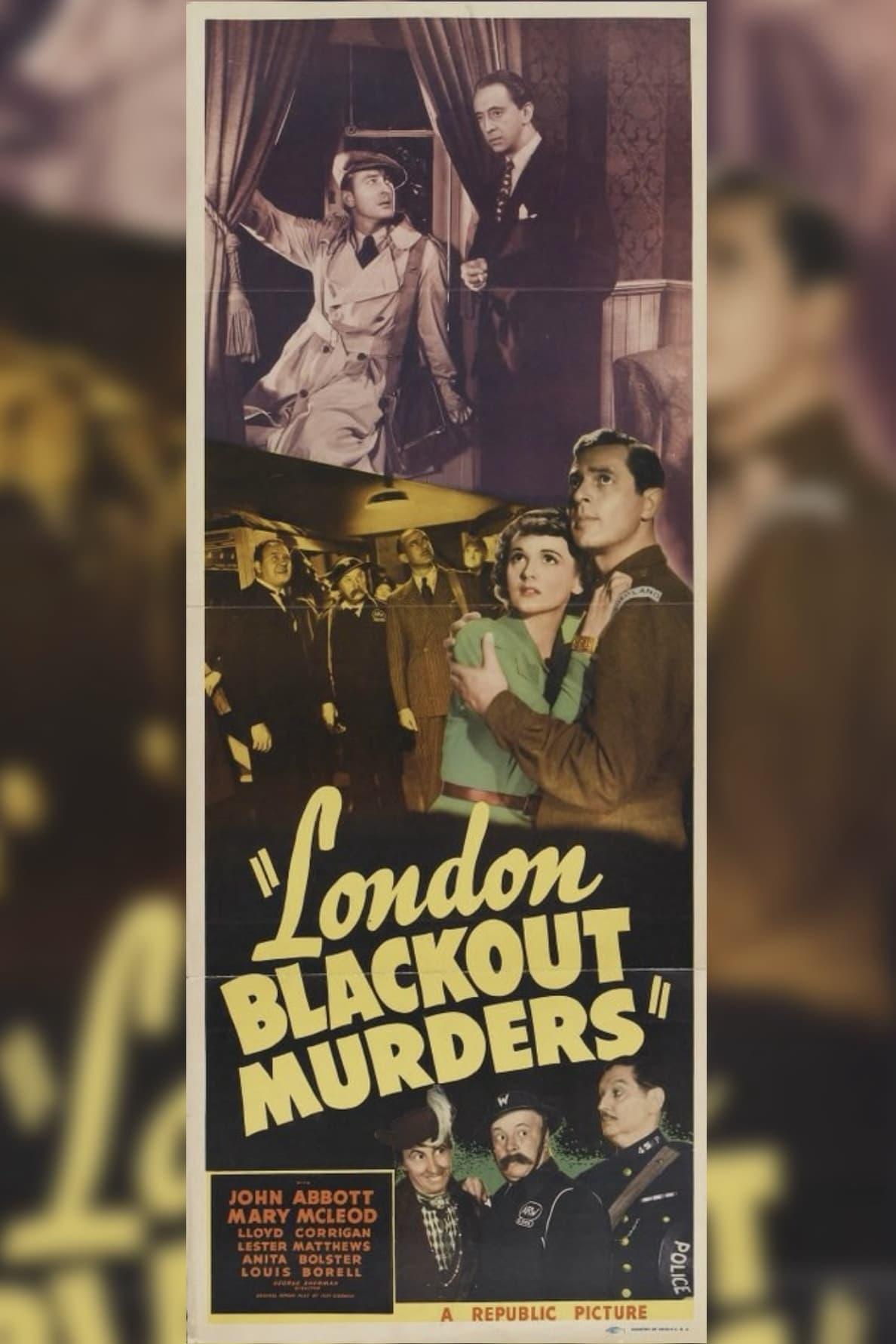 London Blackout Murders poster