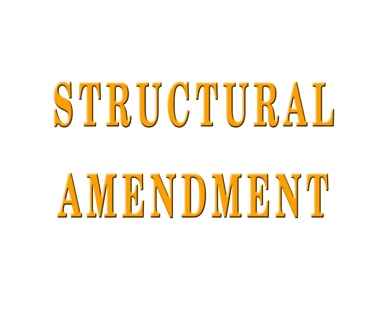 Structural Amendment logo