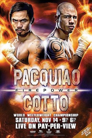 Manny Pacquiao vs. Miguel Cotto poster