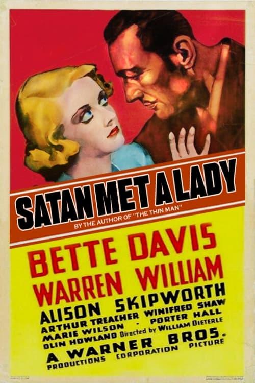 Satan Met a Lady poster