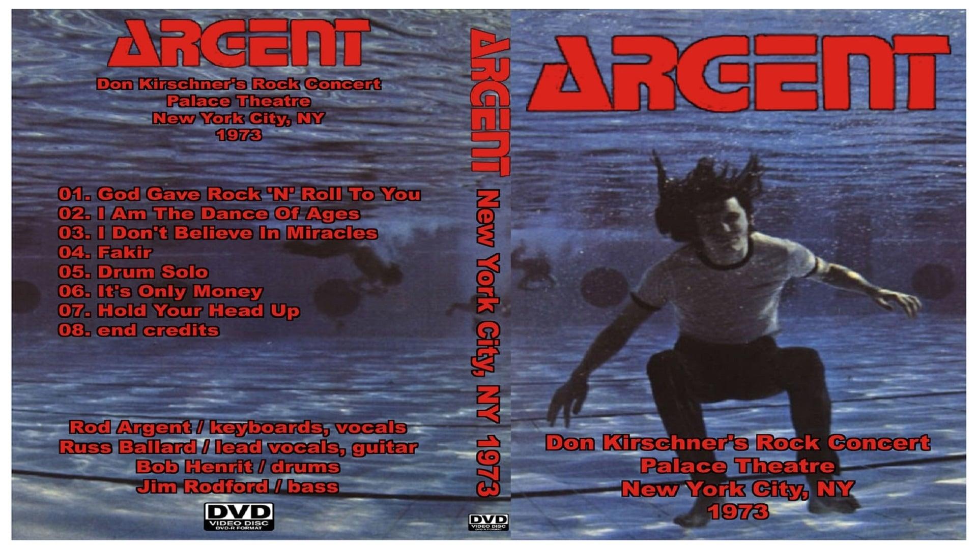 Argent - Don Kirschner's Rock Concert 1973 backdrop