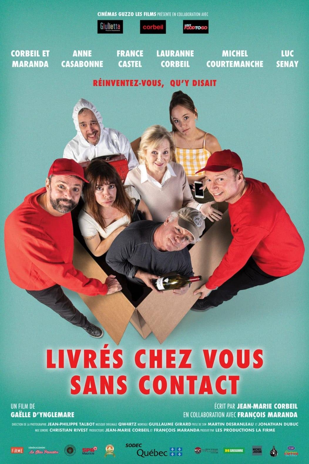 Livrés chez vous sans contact poster