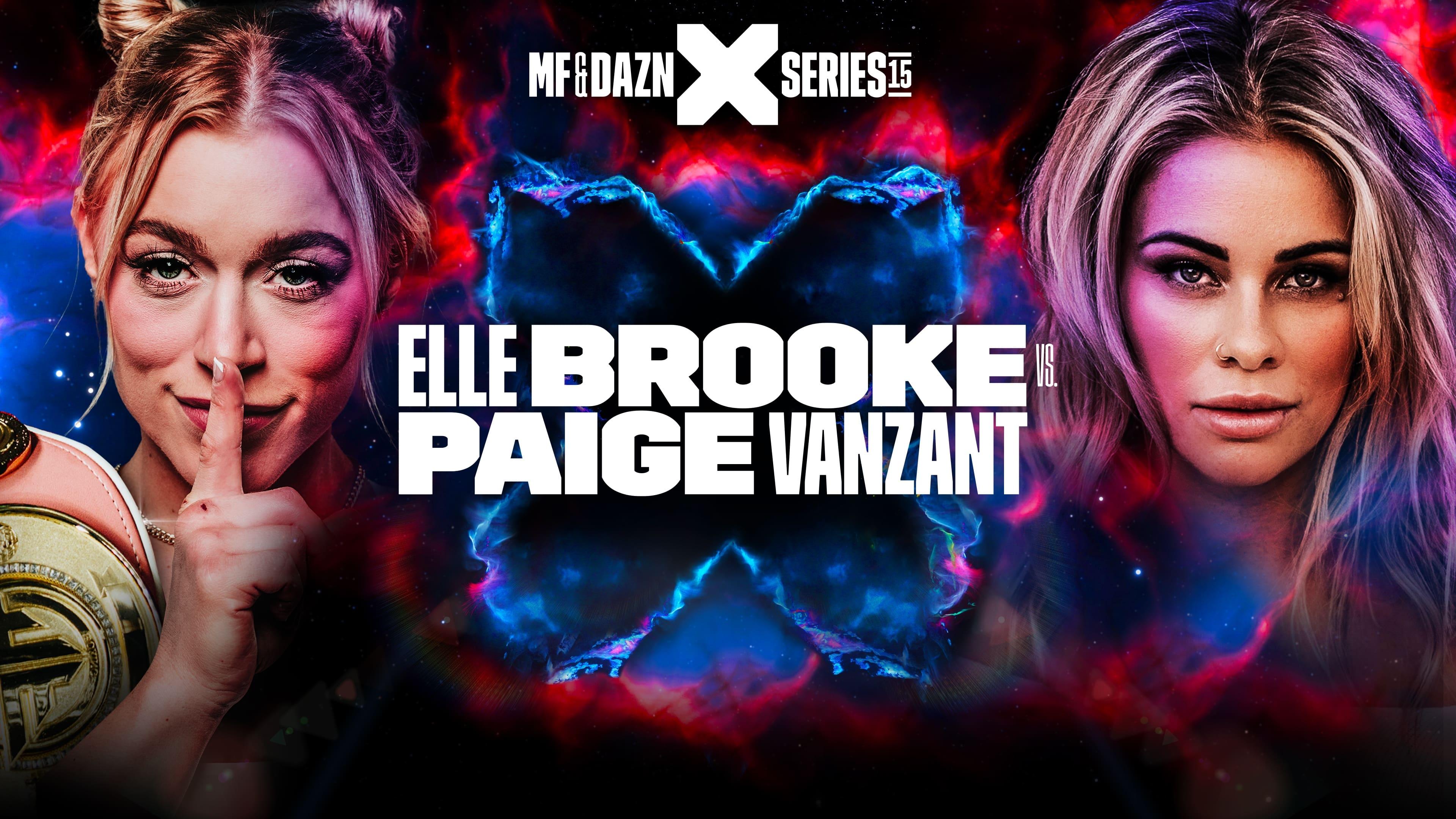 Elle Brooke vs. Paige VanZant backdrop