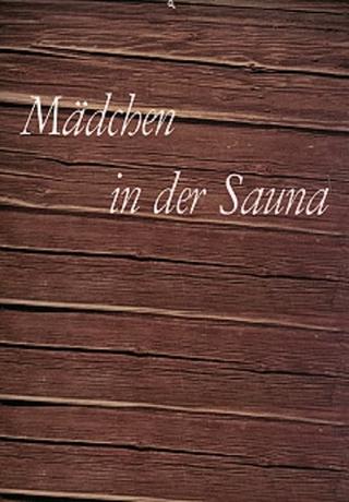 Mädchen in der Sauna poster