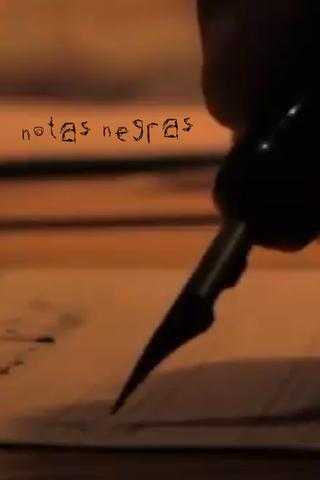 Notas negras poster