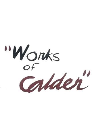 Works of Calder poster