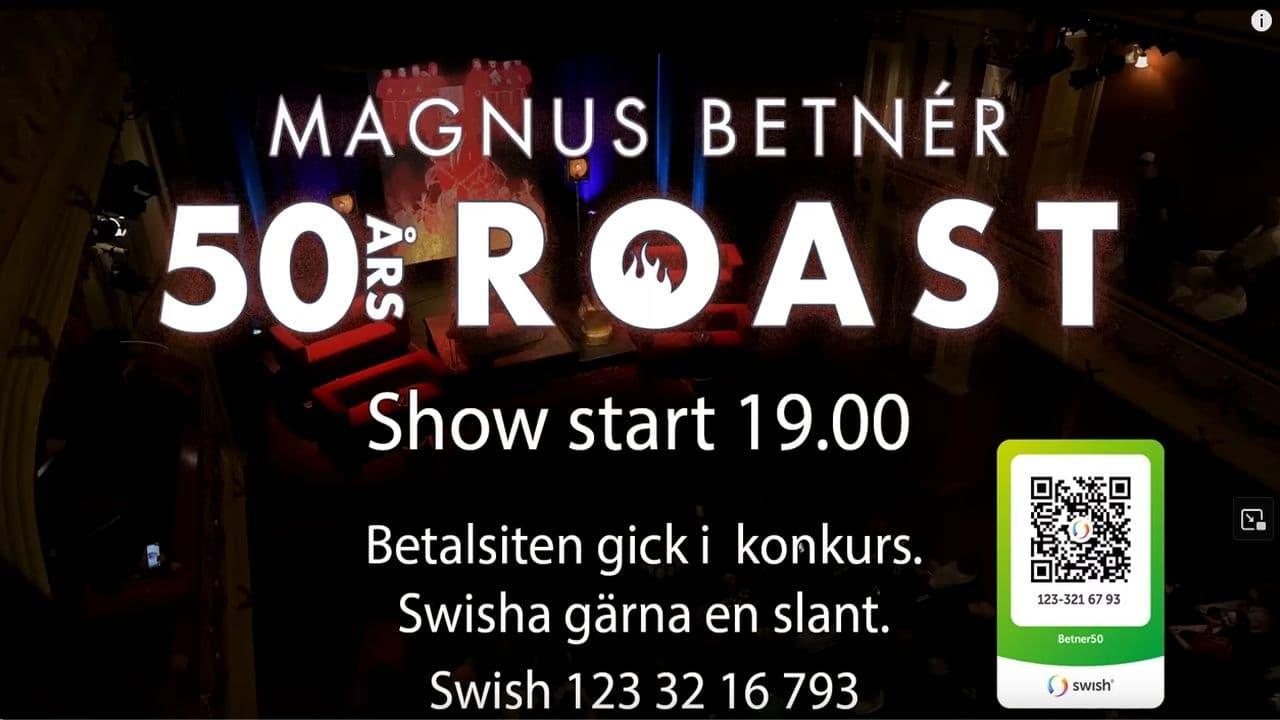 Magnus Betner 50th ROAST backdrop