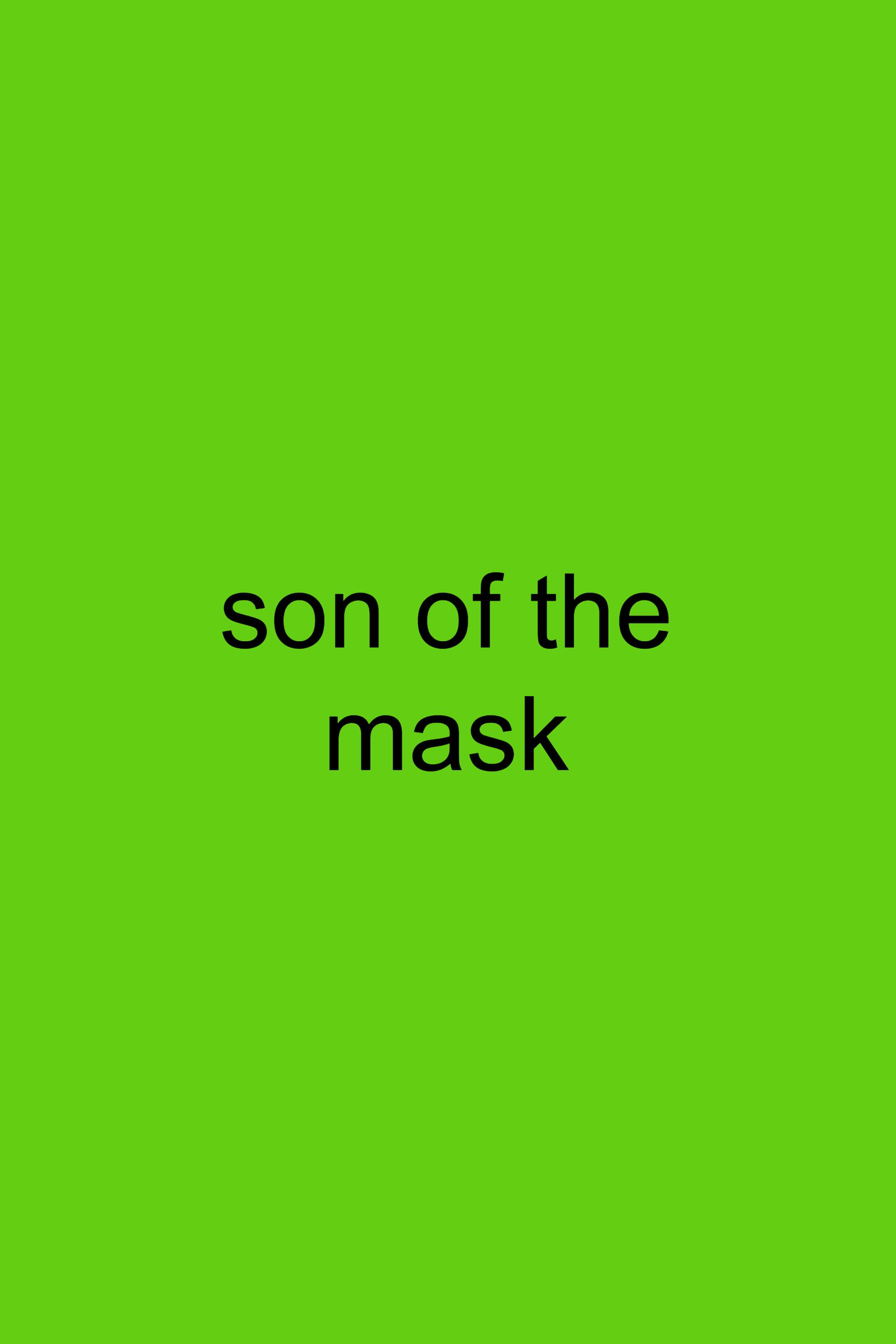 Son of the Mask poster