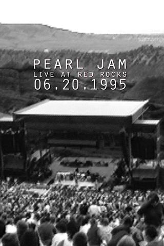 Pearl Jam: Red Rocks Amphitheatre, Morrison, CO 1995 poster
