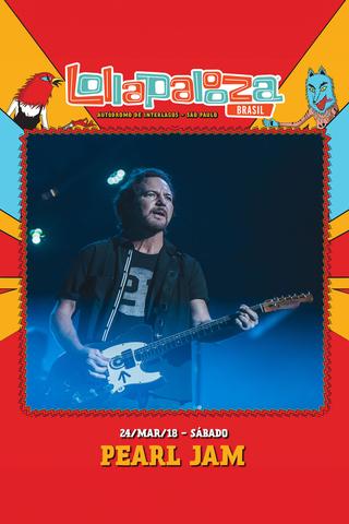 Pearl Jam: Lollapalooza Brazil 2018 [Animal] poster