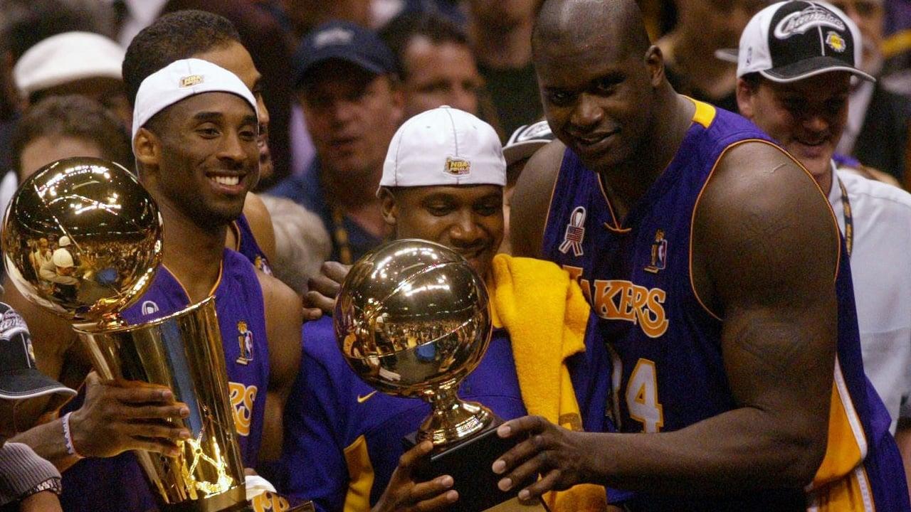 2002 NBA Champions: Los Angeles Lakers backdrop
