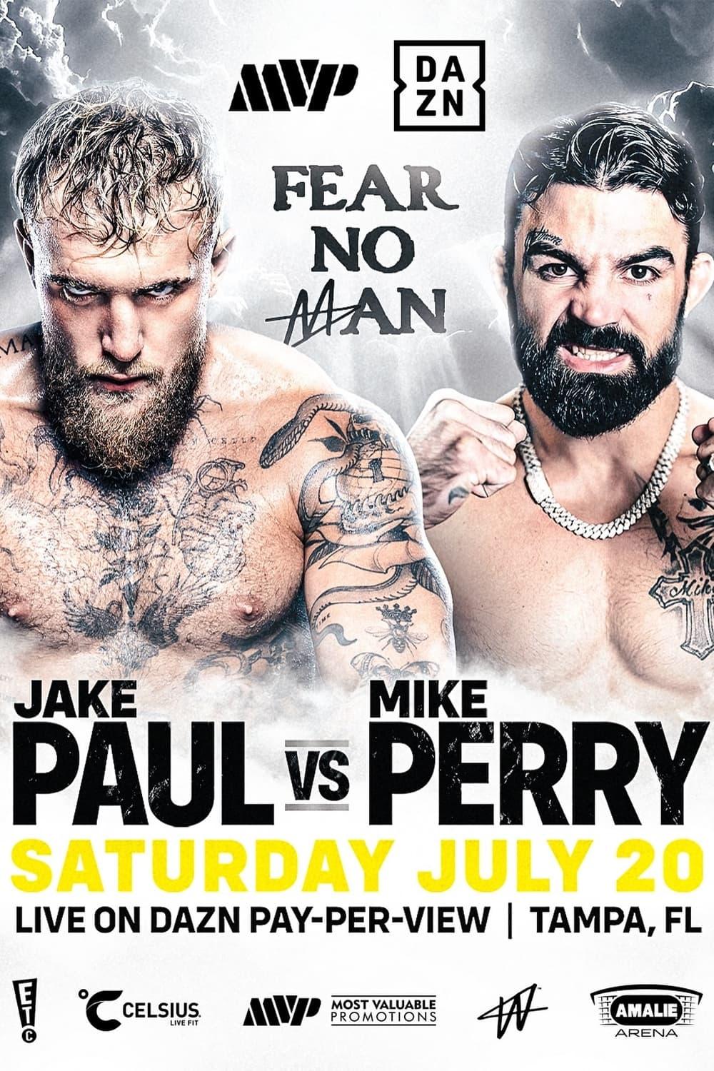 Jake Paul vs. Mike Perry poster