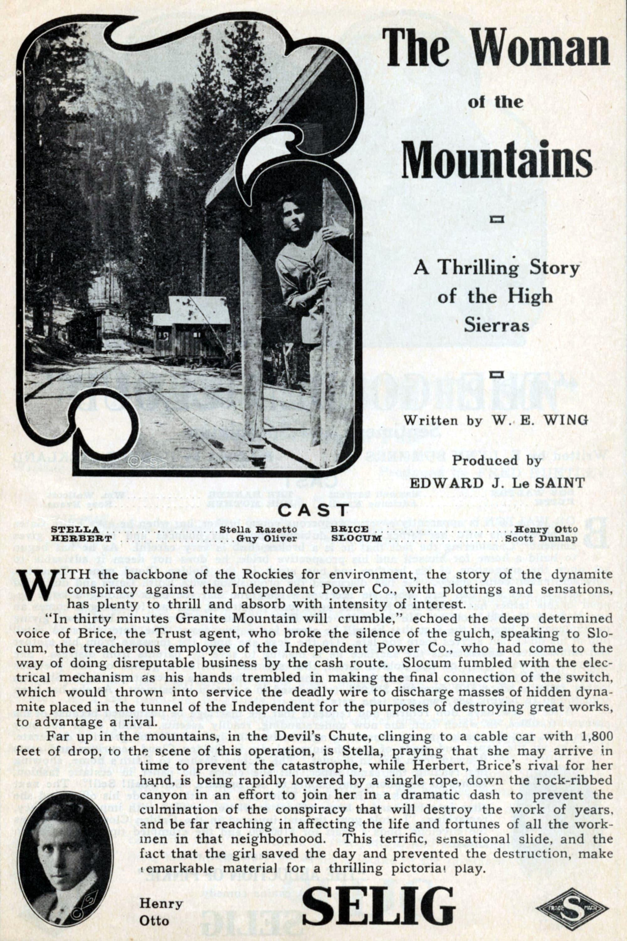 The Woman of the Mountains poster