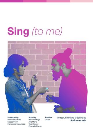 Sing (to me) poster
