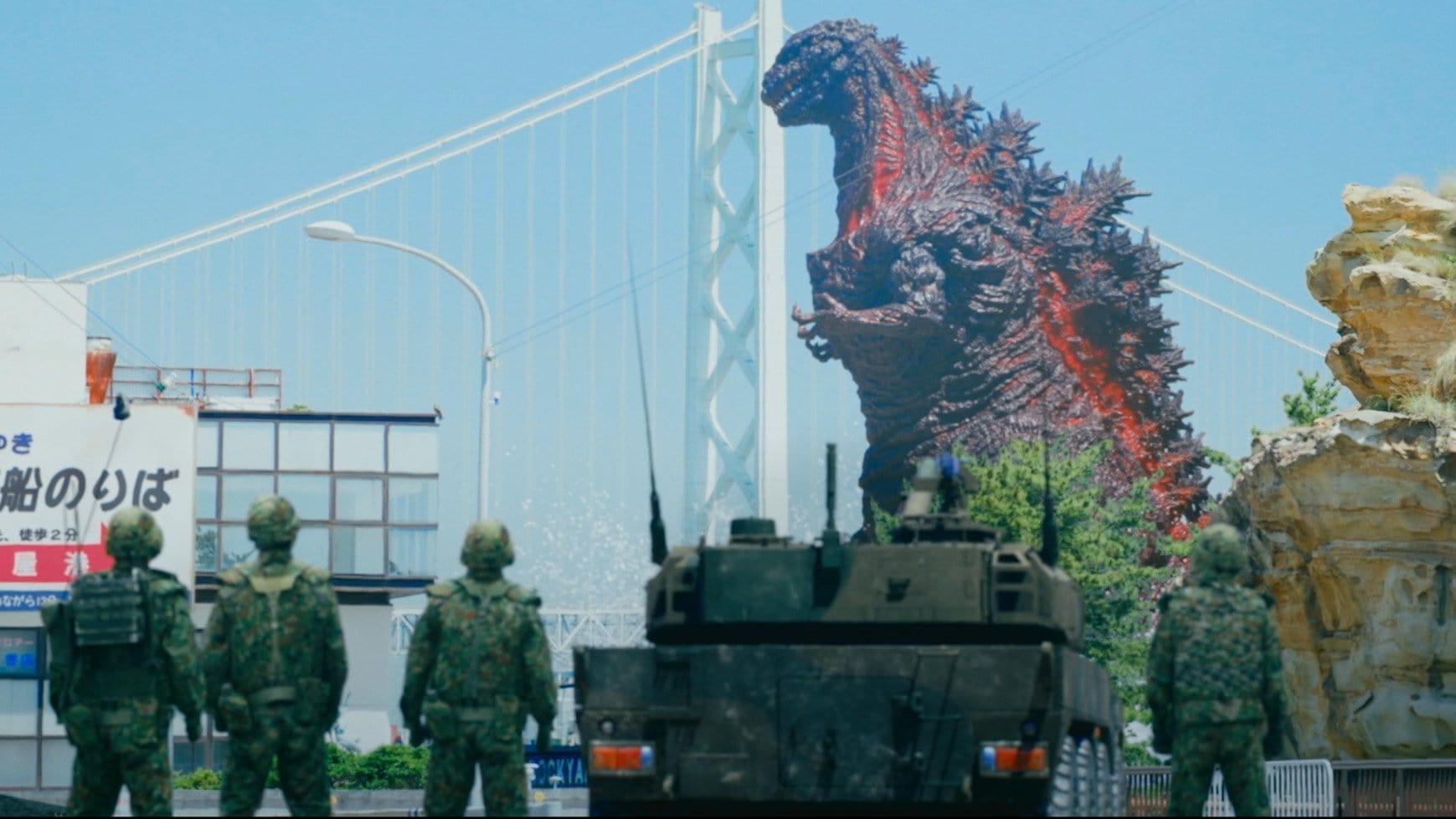 Godzilla Interception Operation Awaji backdrop