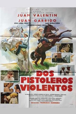 Dos pistoleros violentos poster