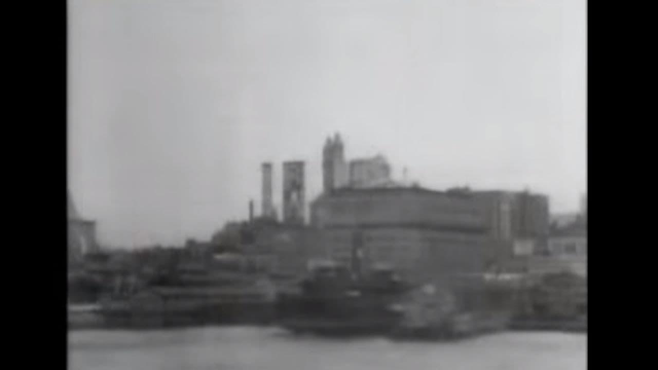 Skyscrapers of New York City, from the North River backdrop