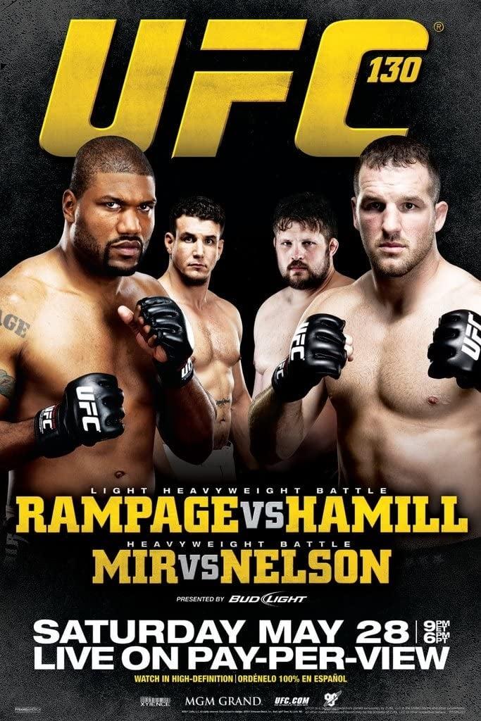 UFC 130: Rampage vs. Hamill poster