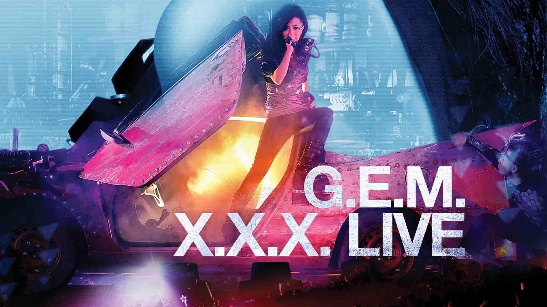 G.E.M. X.X.X. Live backdrop