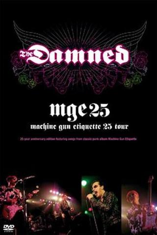 The Damned - Machine Gun Etiquette - 25th Tour poster