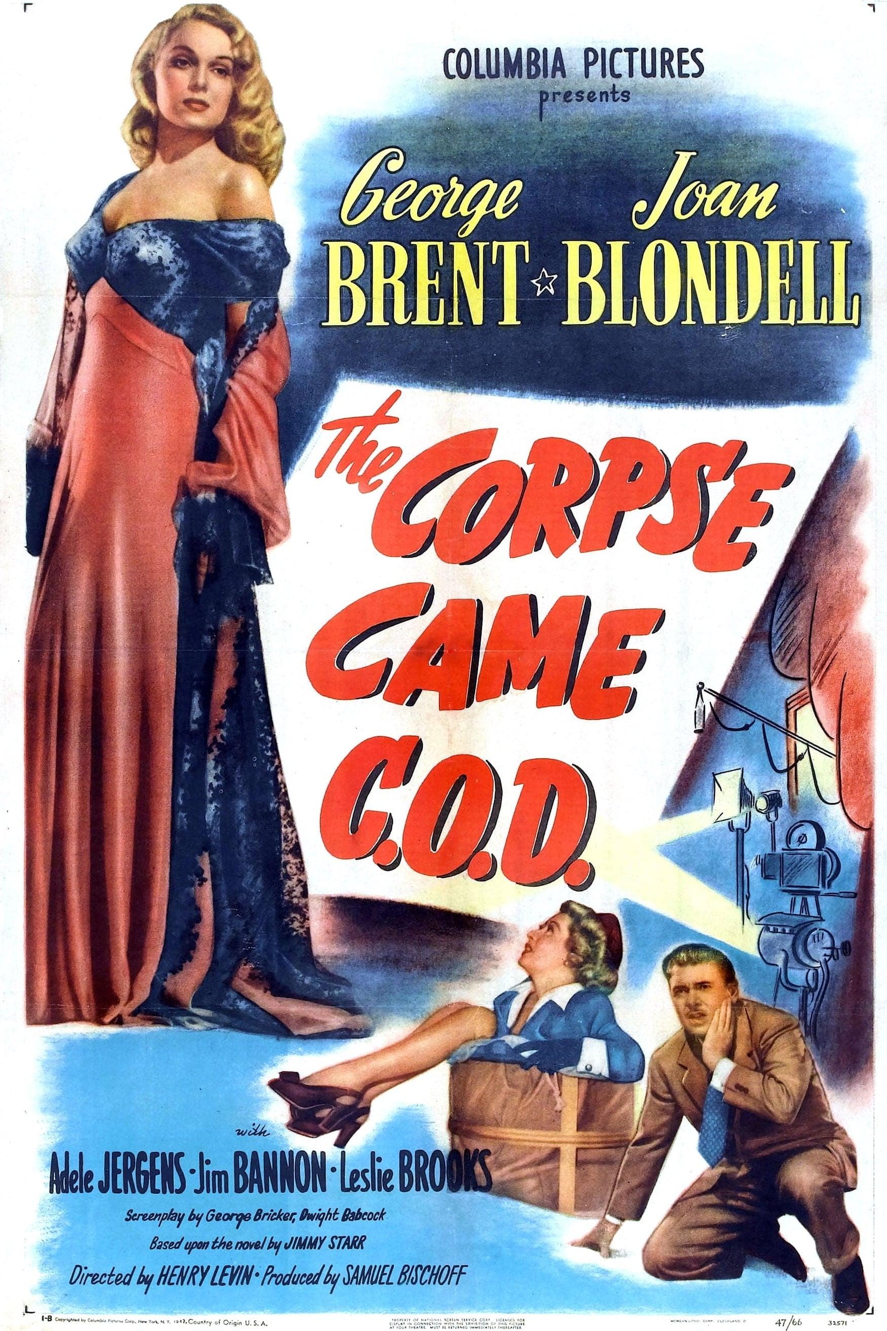 The Corpse Came C.O.D. poster