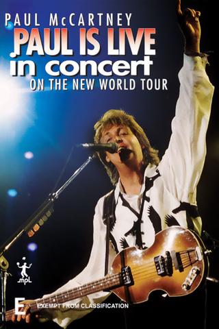 Paul Is Live In Concert – On the New World Tour poster