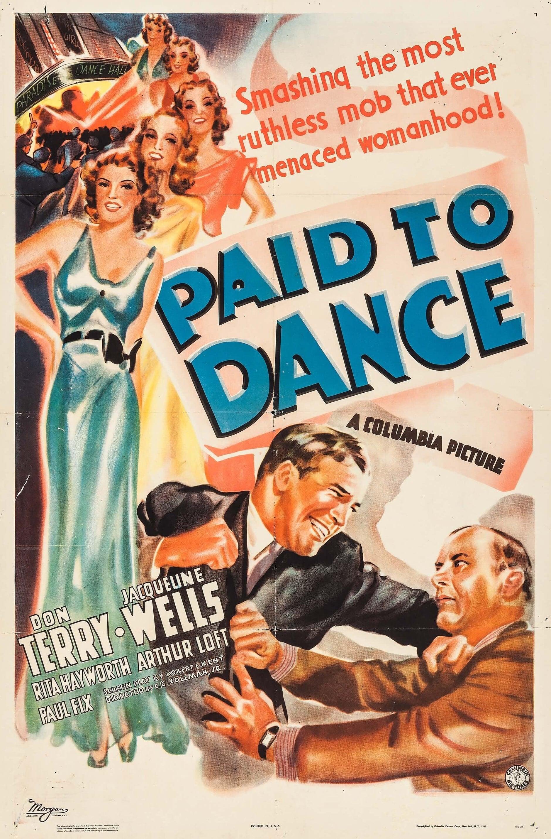 Paid to Dance poster