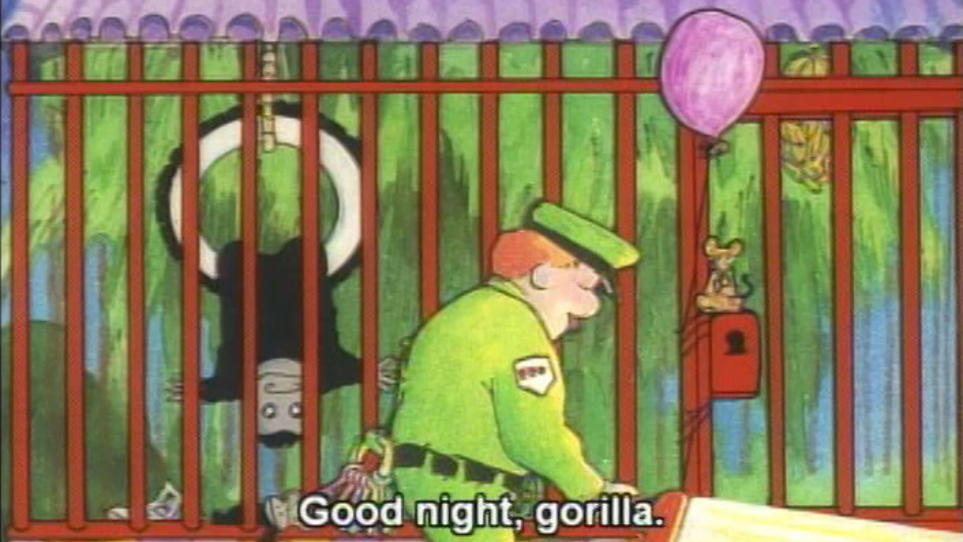 Good Night, Gorilla backdrop