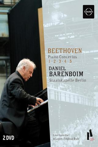 Daniel Barenboim: Beethoven - Piano Concertos 1-5 poster