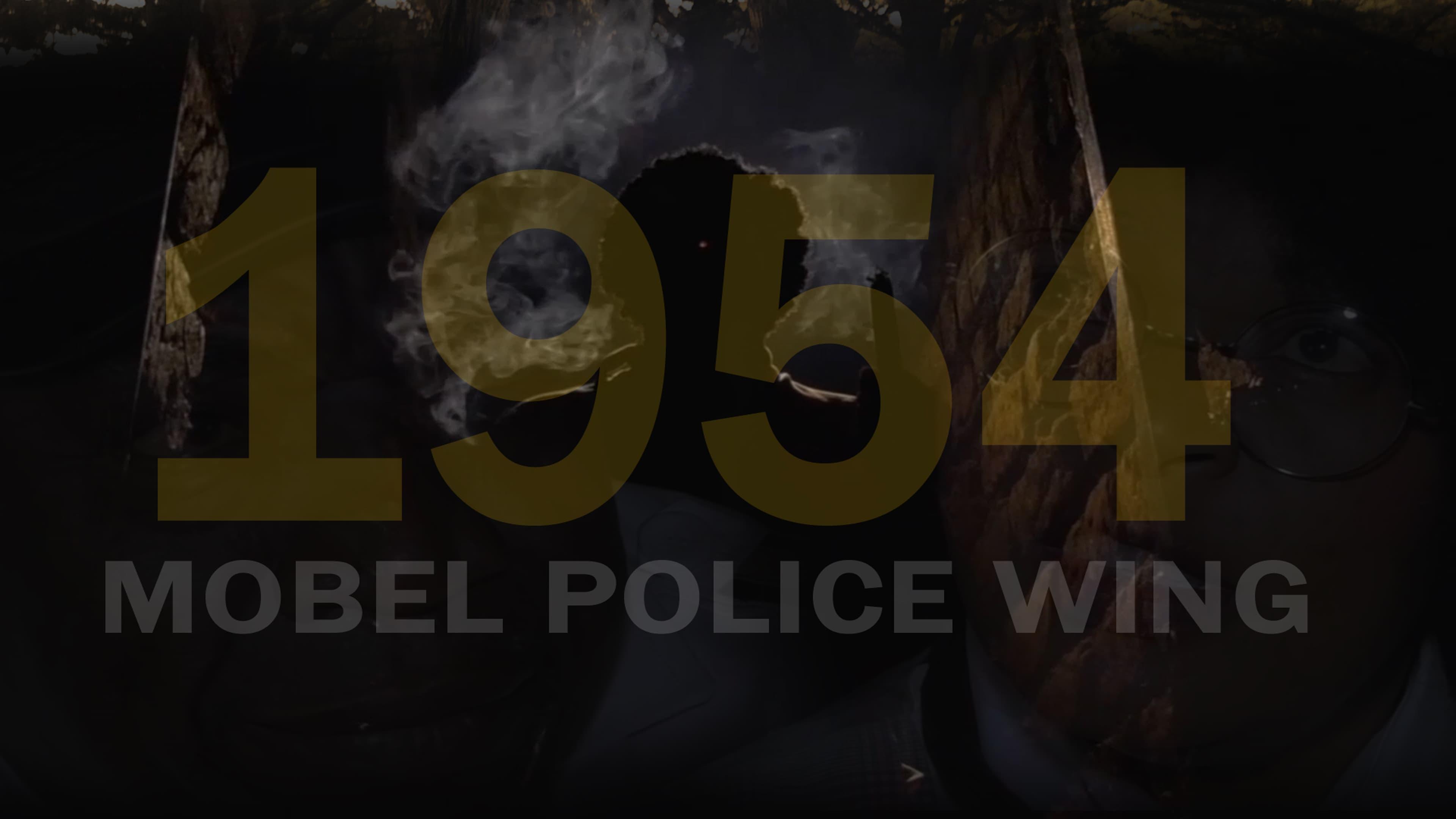 1954 MOBEL POLICE WING backdrop