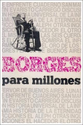 Borges para millones poster