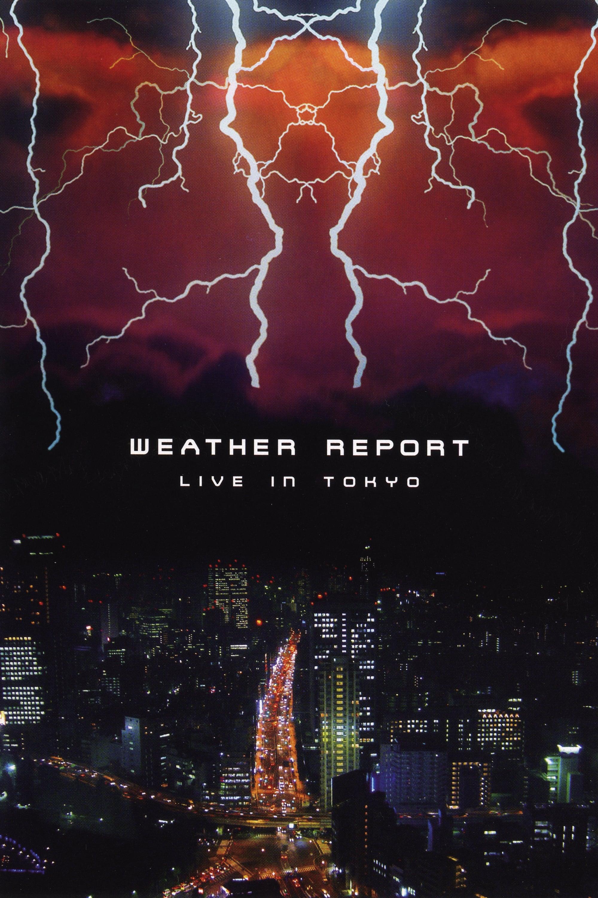 Weather Report Live In Tokyo poster