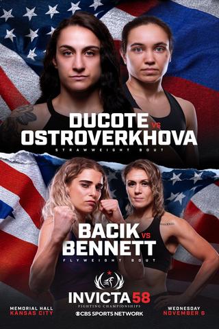 Invicta FC 58: Ducote vs. Ostroverkhova poster