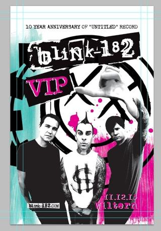Blink-182 MTV Album Launch poster