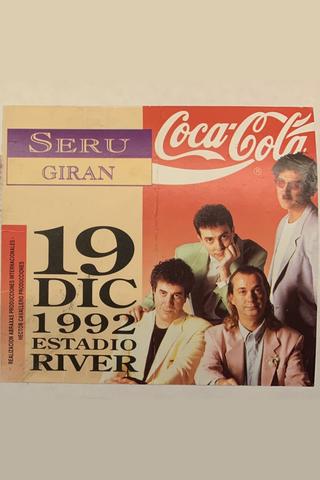 Serú Girán - En Vivo en Estadio River 1992 poster