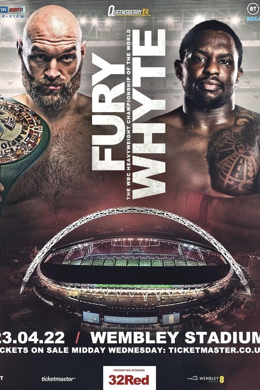 Tyson Fury vs. Dillian Whyte poster