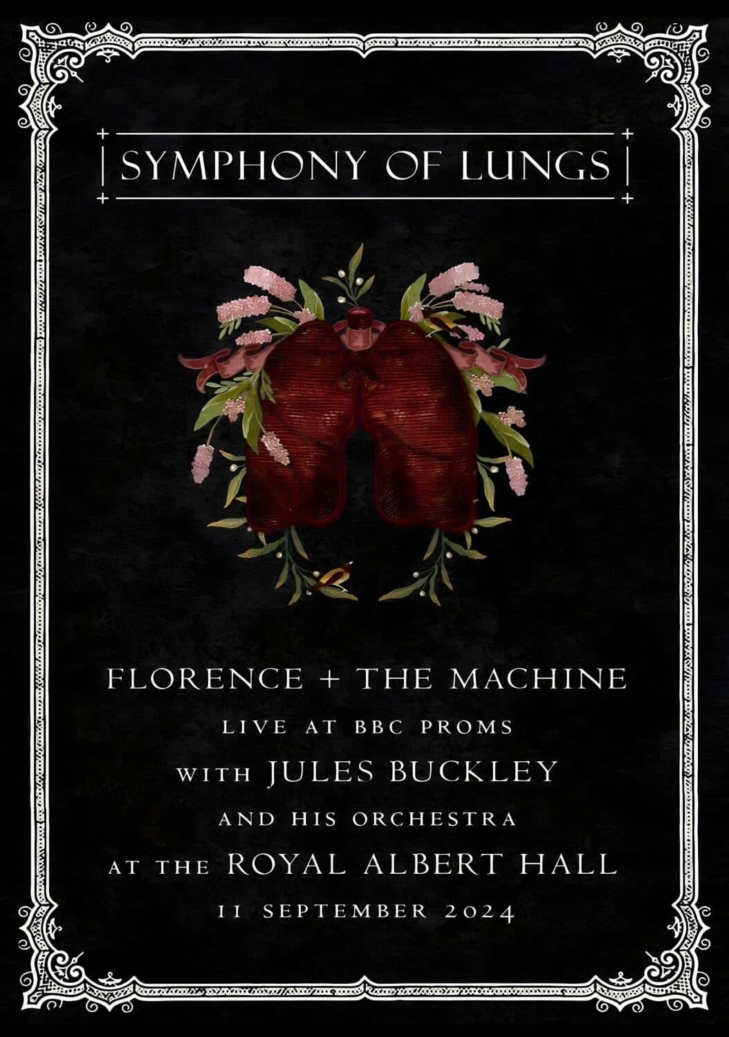 Florence + the Machine: Symphony of Lungs – BBC Proms at the Royal Albert Hall poster